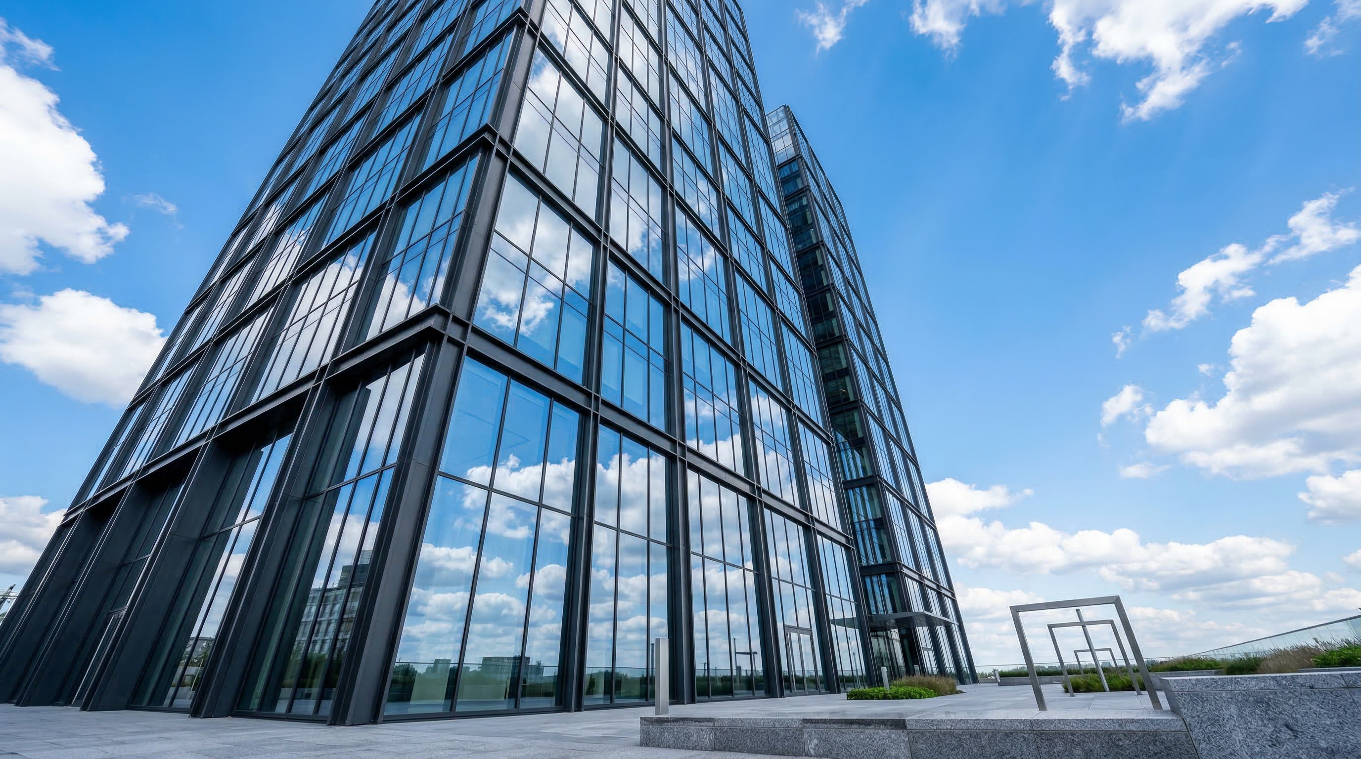 Modern corporate building